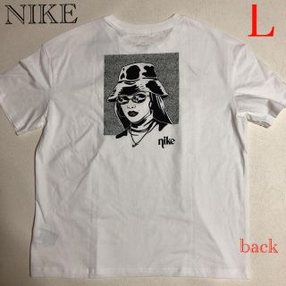 ナイキ(NIKE)のNIKE バックプリントTシャツ　ホワイト　レディース　Lサイズ6-(Tシャツ(半袖/袖なし))