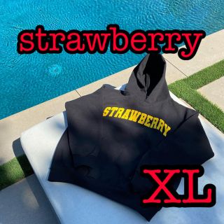 シュプリーム(Supreme)のstrawberry 即完売hoodie tyga着用　XL(パーカー)