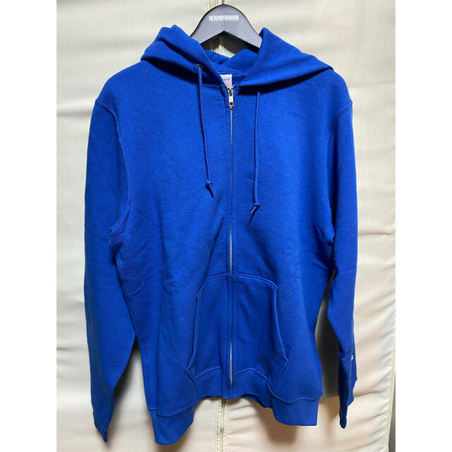 Champion(チャンピオン)のパーカー　zip ブルー　9oz 春　秋　チャンピオン　リバースウェーブ　USA メンズのトップス(パーカー)の商品写真