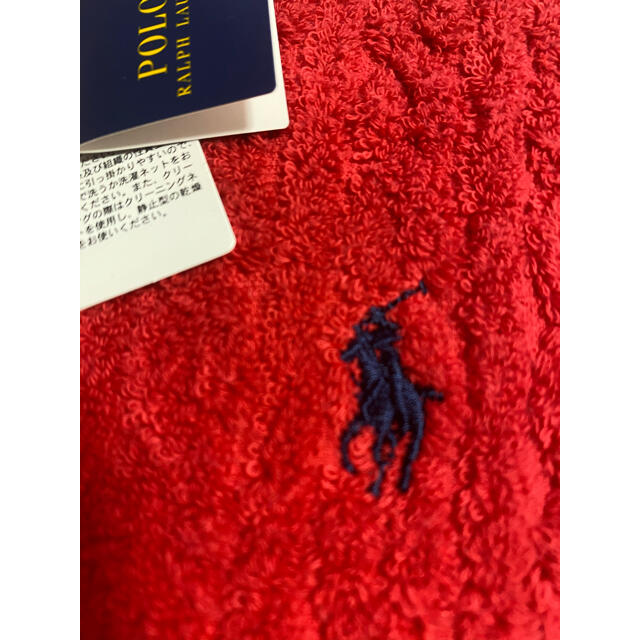 POLO RALPH LAUREN(ポロラルフローレン)の☆新品☆ ポロ　ラルフローレン　タオルハンカチ レディースのファッション小物(ハンカチ)の商品写真