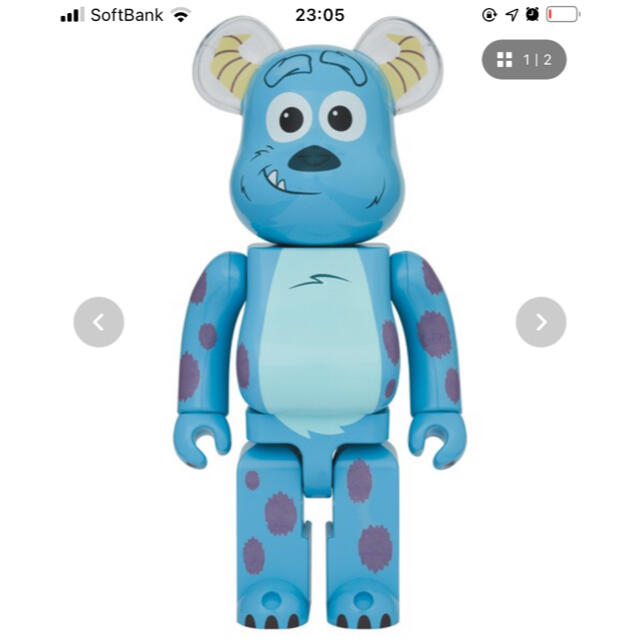 日本最大のブランド MEDICOM TOY 1000% サリー モンスターズインク BE@RBRICK - その他 日本最大のブランド MEDICOM TOY 1000% サリー モンスターズインク BE@RBRICK - その他