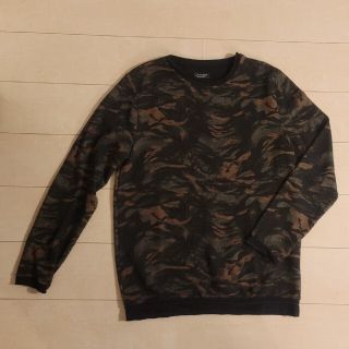 ザラ(ZARA)のZARA MAN 迷彩風長袖カットソー(Tシャツ/カットソー(七分/長袖))