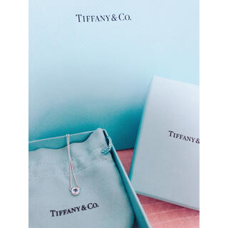 ティファニー(Tiffany & Co.)のTiffany カラーバイザヤードペンダント（アクアマリン）(ネックレス)