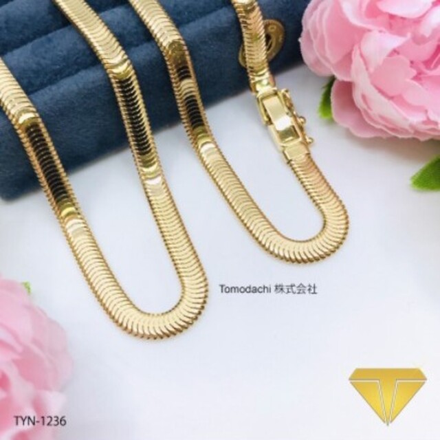 K18金  Snake Chain 45センチ ネックレス