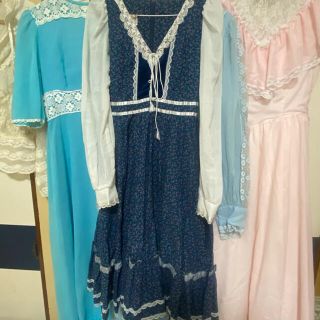 ガニーサックス(GUNNE SAX)のGUNNESAX ガニーサックス  70sdress(ロングワンピース/マキシワンピース)