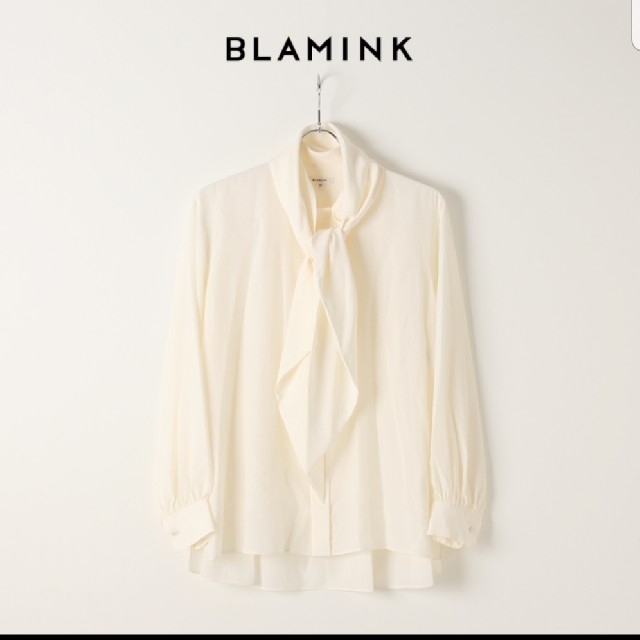 BLAMINK ブラミンク  シルク プルオバー ブラウス