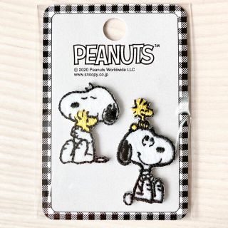 スヌーピー(SNOOPY)の【2個入り】SNOOPY サンリオ　アイロンワッペン アイロンで簡単に接着可能(ネームタグ)