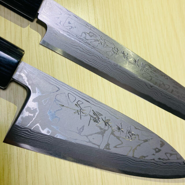 越前刃物 越前英雄作(北岡英雄) 160ミリ出刃包丁 8寸刺身包丁 セット