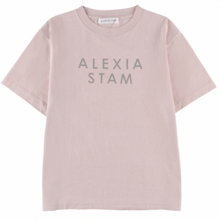 アリシアスタン(ALEXIA STAM)のアリシアスタン ロゴ Tシャツ Separated Logo T Pink 新品(Tシャツ(半袖/袖なし))