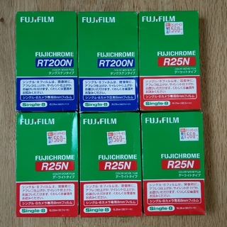 8mmカメラ用フィルム　Fujifilm R25N・RT200N 6本パック
