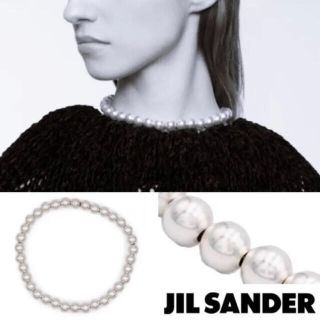 レディースSNSで話題！Jil Sander シルバーボールネックレス - www ...