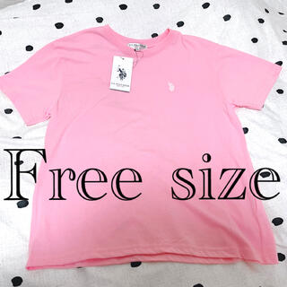 ラルフローレン(Ralph Lauren)のRALPH LAUREN(ラルフローレン) ピンク Tシャツ フリーサイズ(Tシャツ(半袖/袖なし))