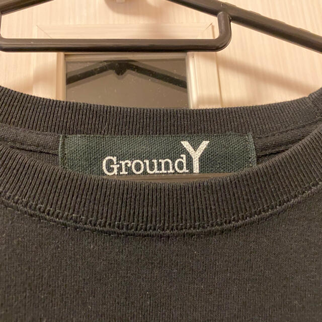 Yohji Yamamoto(ヨウジヤマモト)のgroundY ヨウジヤマモト ロングTシャツ メンズのトップス(Tシャツ/カットソー(七分/長袖))の商品写真