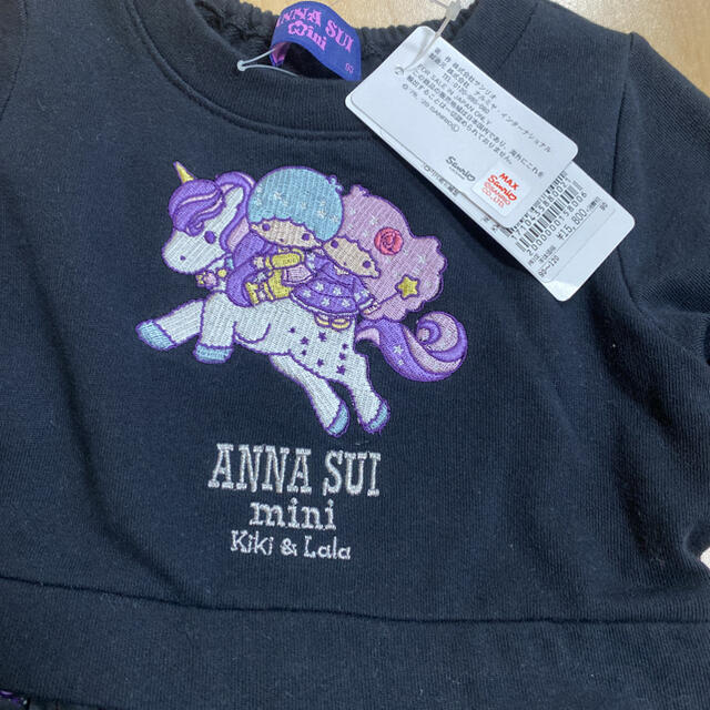 ANNA SUI mini(アナスイミニ)の新品未使用✩.*˚ANNA SUI mini sanrio コラボ ワンピース  キッズ/ベビー/マタニティのキッズ服女の子用(90cm~)(ワンピース)の商品写真