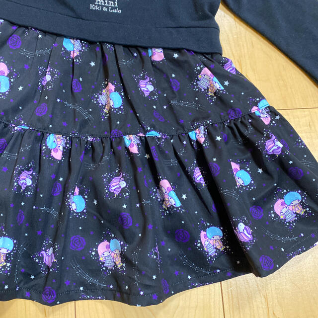 ANNA SUI mini(アナスイミニ)の新品未使用✩.*˚ANNA SUI mini sanrio コラボ ワンピース  キッズ/ベビー/マタニティのキッズ服女の子用(90cm~)(ワンピース)の商品写真