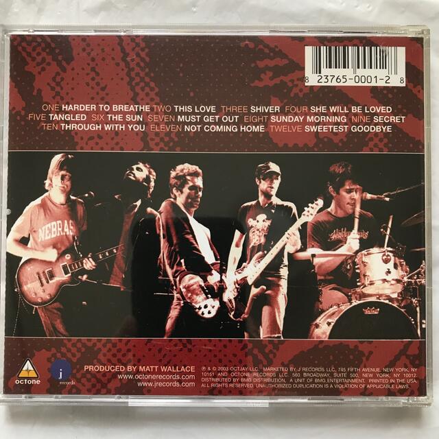 MAROON5     SONGS ABOUT JANE     輸入盤 エンタメ/ホビーのCD(ポップス/ロック(洋楽))の商品写真