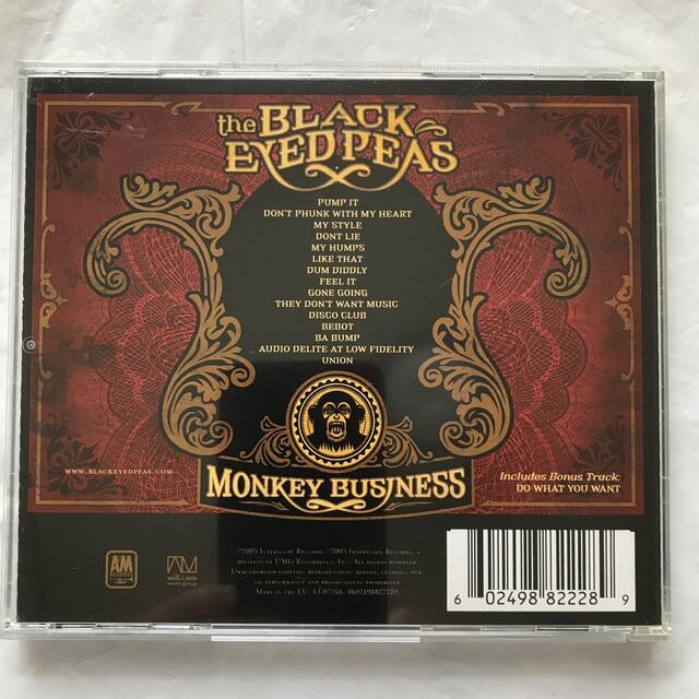 THE BLACK EYED PEAS     MONKEY BUSINES エンタメ/ホビーのCD(R&B/ソウル)の商品写真