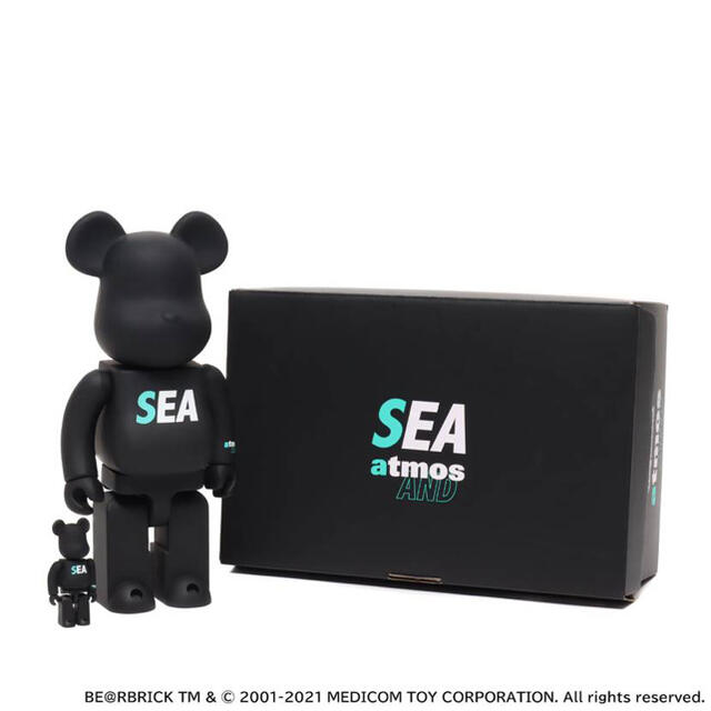 MEDICOM TOY(メディコムトイ)のBE@RBRICK atmos WIND AND SEA エンタメ/ホビーのフィギュア(その他)の商品写真