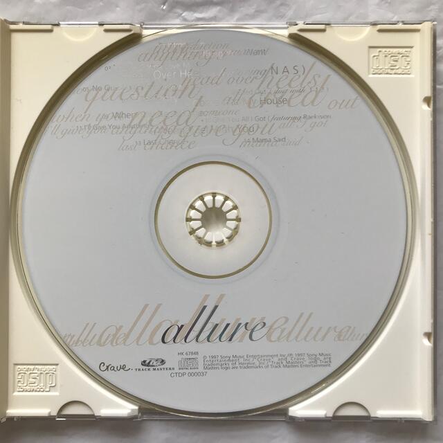 allure     輸入盤 エンタメ/ホビーのCD(R&B/ソウル)の商品写真