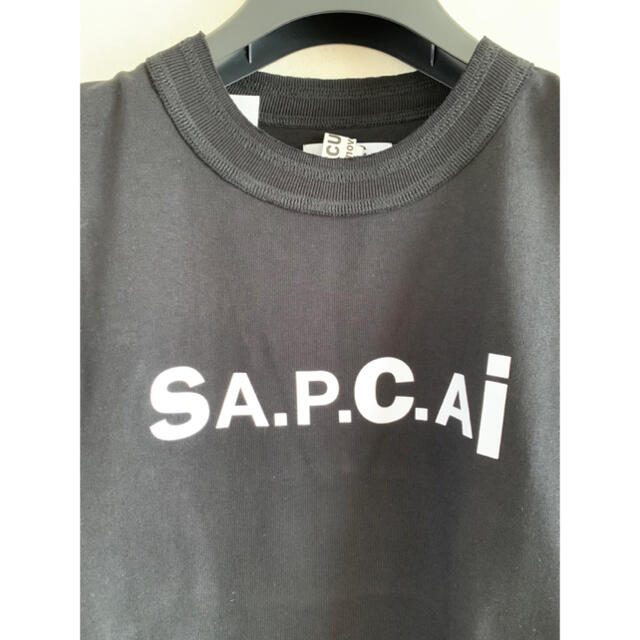 sacai × A.P.C. コラボTシャツ 黒 XS新品 サカイ 長納期商品 トップス