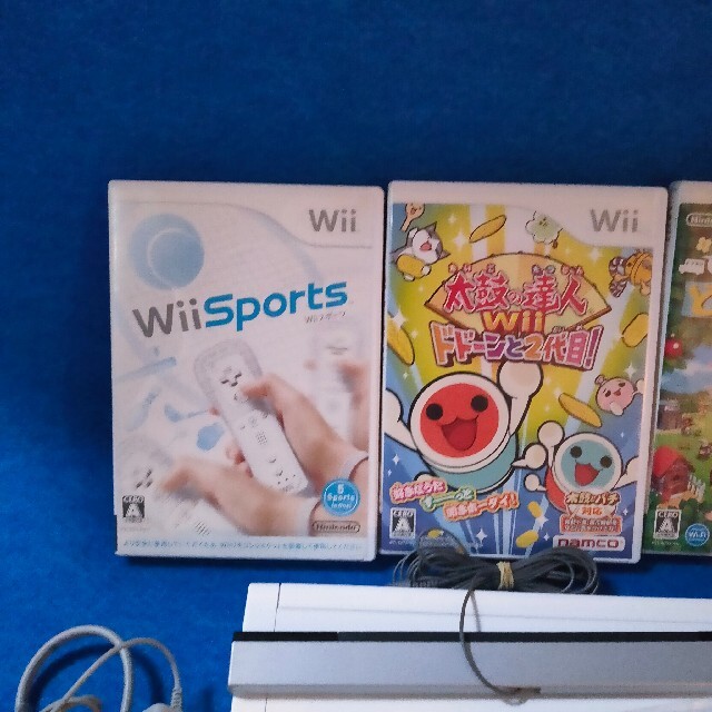 任天堂 Wiiu Wiiスポーツ 太鼓の達人 どうぶつの森セット 2