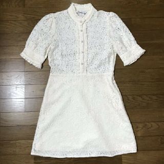 ザラ(ZARA)のZARA 花柄　レース　ワンピース(ひざ丈ワンピース)