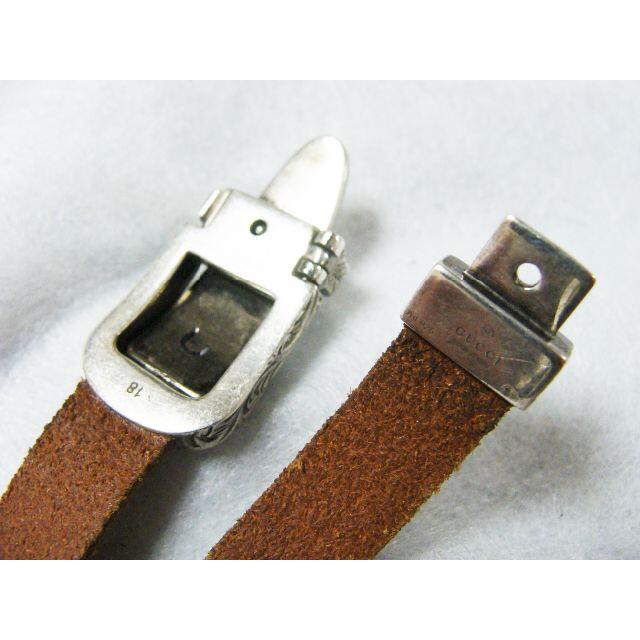 GUCCI - グッチシルバーSV925彫金ベルトモチーフウルフヘッド GUCCI - グッチシルバーSV925彫金ベルトモチーフウルフヘッド