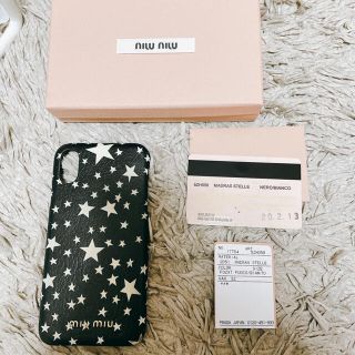 ミュウミュウ(miumiu)のねこ様専用★ミュウミュウ　iPhoneケースX.XS(iPhoneケース)