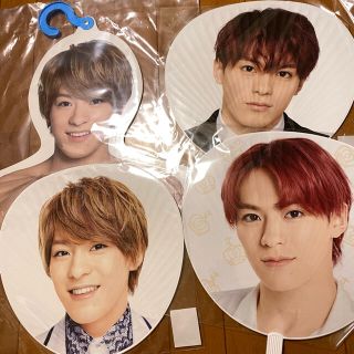 ジャニーズジュニア(ジャニーズJr.)の松倉海斗 エロハンガー うちわ セット (アイドルグッズ)