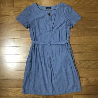 アーペーセー(A.P.C)のアーペーセー デニム　ワンピース(ひざ丈ワンピース)