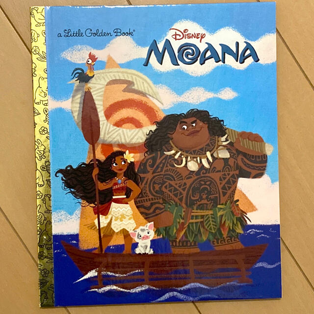 Disney(ディズニー)のMOANA (a Little Golden Book) 洋書 エンタメ/ホビーの本(洋書)の商品写真