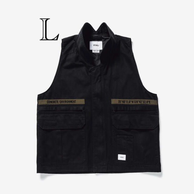 W)taps(ダブルタップス)の21SS WTAPS REP VEST BLACK L メンズのトップス(ベスト)の商品写真