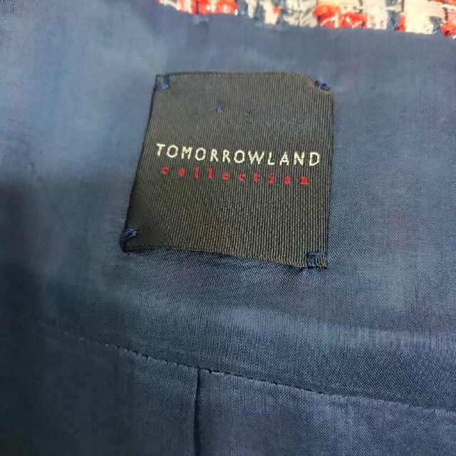 TOMORROWLAND(トゥモローランド)のTOMORROWLAND collection ツイードノーカラージャケット レディースのジャケット/アウター(ノーカラージャケット)の商品写真