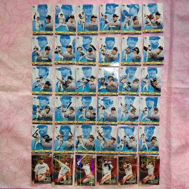 埼玉西武ライオンズ 野球振興カード 36種類コンプリート コンプ フルコンプ スポーツ選手