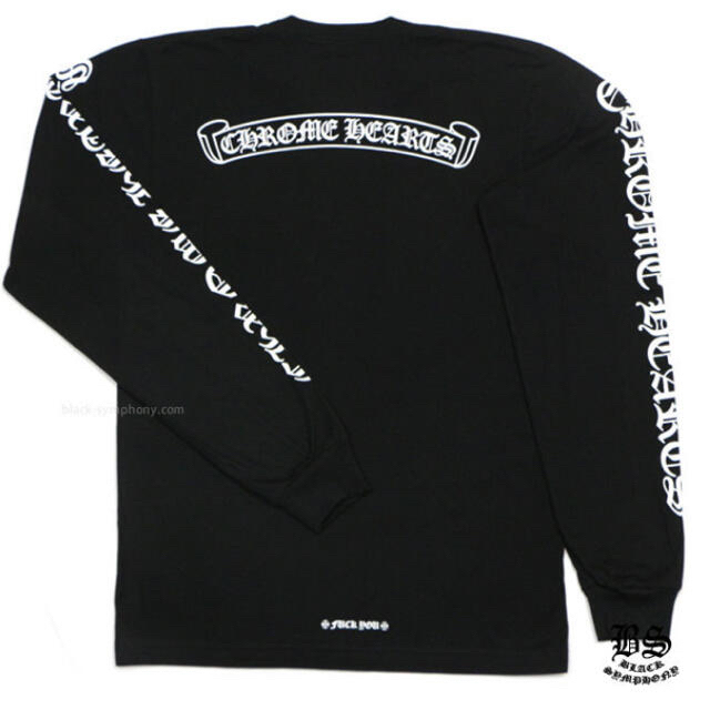 Chrome Hearts - クロムハーツ ロングTシャツ スクロールラベル