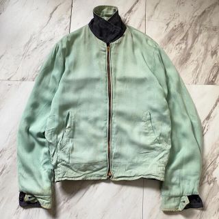 希少 vintage リバーシブル 50s レーヨン ギャバジン ジャケット