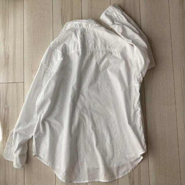 シャツ/ブラウス(長袖/七分)FRAMeWORK　ダンガリーシャツ　ホワイト