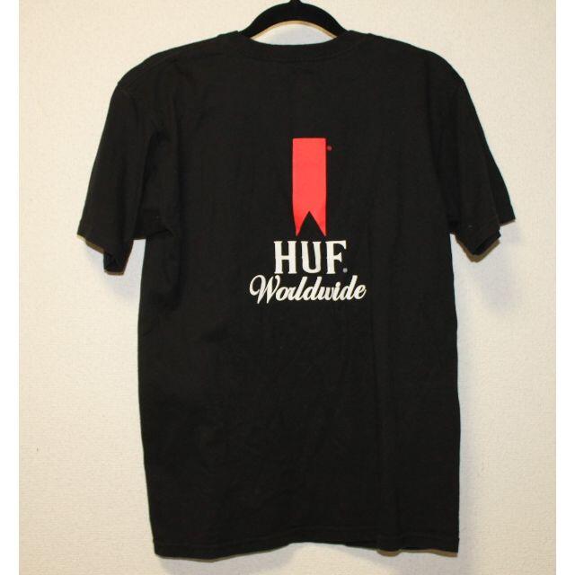 HUF(ハフ)の2-98.HUF ハフ 半袖 Tシャツ メンズ Sサイズ ブラック トップス　 メンズのトップス(Tシャツ/カットソー(半袖/袖なし))の商品写真