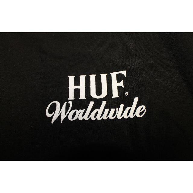 HUF(ハフ)の2-98.HUF ハフ 半袖 Tシャツ メンズ Sサイズ ブラック トップス　 メンズのトップス(Tシャツ/カットソー(半袖/袖なし))の商品写真