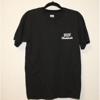 ハフ(HUF)の2-98.HUF ハフ 半袖 Tシャツ メンズ Sサイズ ブラック トップス　(Tシャツ/カットソー(半袖/袖なし))