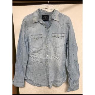 アメリカンイーグル(American Eagle)のアメリカンイーグル　デニムシャツ　Sサイズ(シャツ)