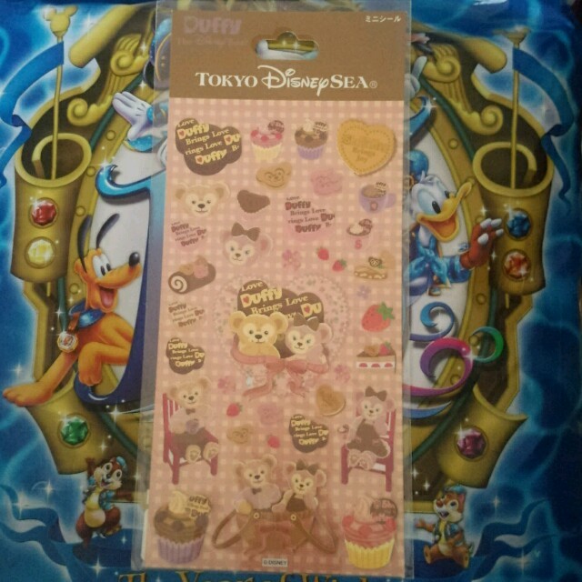 Disney(ディズニー)のダッフィー　シール エンタメ/ホビーのおもちゃ/ぬいぐるみ(キャラクターグッズ)の商品写真
