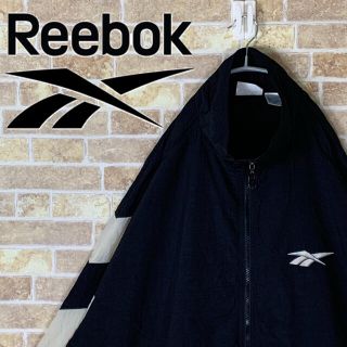 リーボック(Reebok)のKK様専用 リーボック バック 刺繍ロゴ ゆるだぼ 90s ナイロン ブルゾン(ナイロンジャケット)