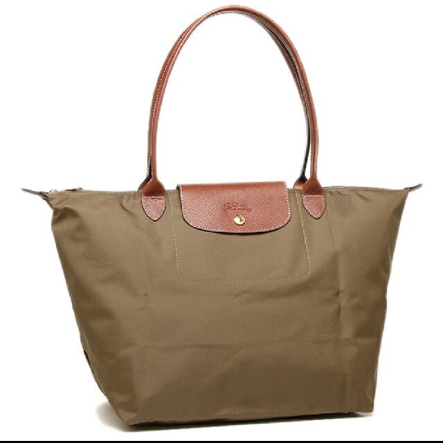 LONGCHAMP(ロンシャン)のロンシャン　トートバッグ　カーキ　L レディースのバッグ(トートバッグ)の商品写真