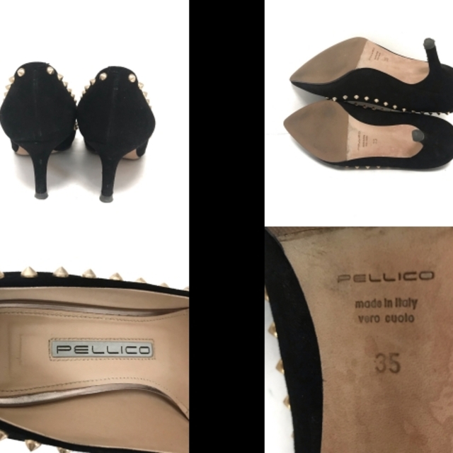 PELLICO(ペリーコ)のペリーコ 35 レディース美品  - 黒 レディースの靴/シューズ(ハイヒール/パンプス)の商品写真