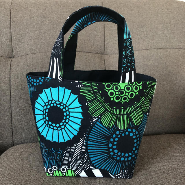 marimekko(マリメッコ)の【marimekko】ハンドメイド バッグ❁GR ハンドメイドのファッション小物(バッグ)の商品写真