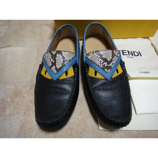 FENDI　フェンディ　モンスターシリーズ　パイソン革　シューズ　靴　サイズ９