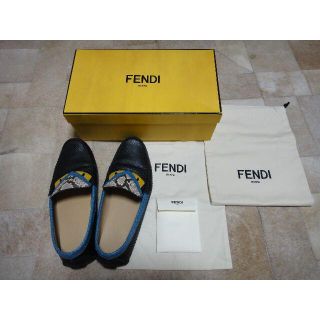 フェンディ(FENDI)のFENDI　フェンディ　モンスターシリーズ　パイソン革　シューズ　靴　サイズ９(スニーカー)