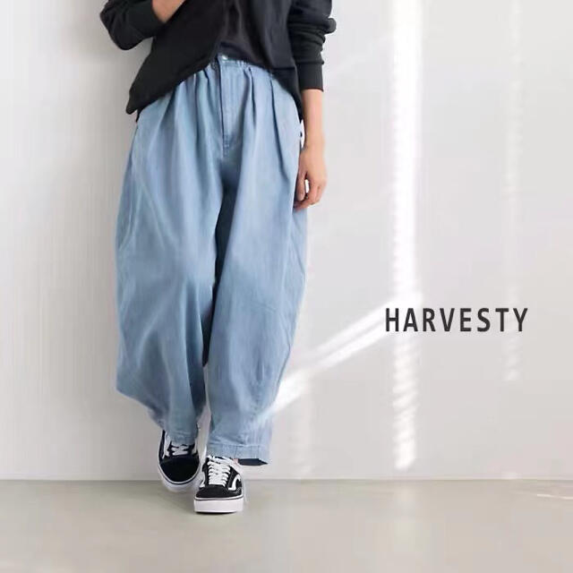 HARVESTY DENIM CIRCUS PANTS　デニムサーカスパンツレディース