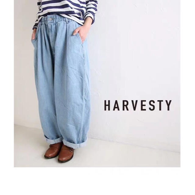 HARVESTY DENIM CIRCUS PANTS　デニムサーカスパンツ  レディースのパンツ(デニム/ジーンズ)の商品写真